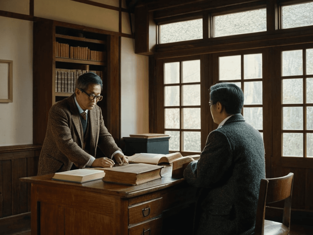 面接に向かう就活生